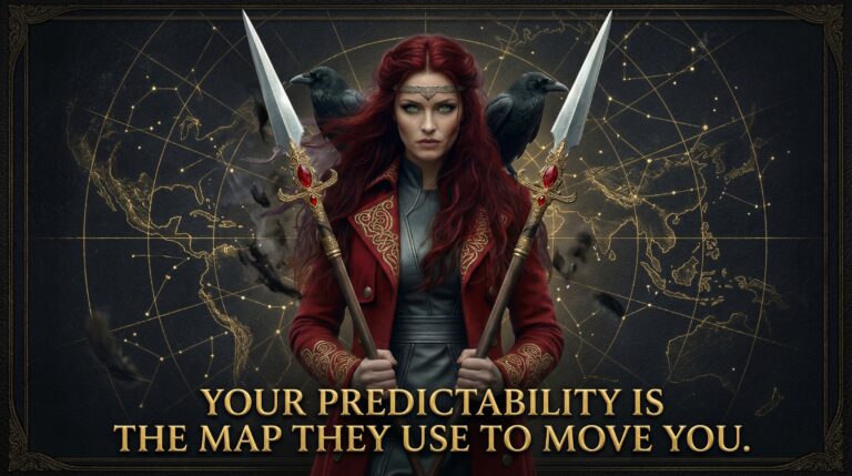 Your predictability is the map they use to move you.