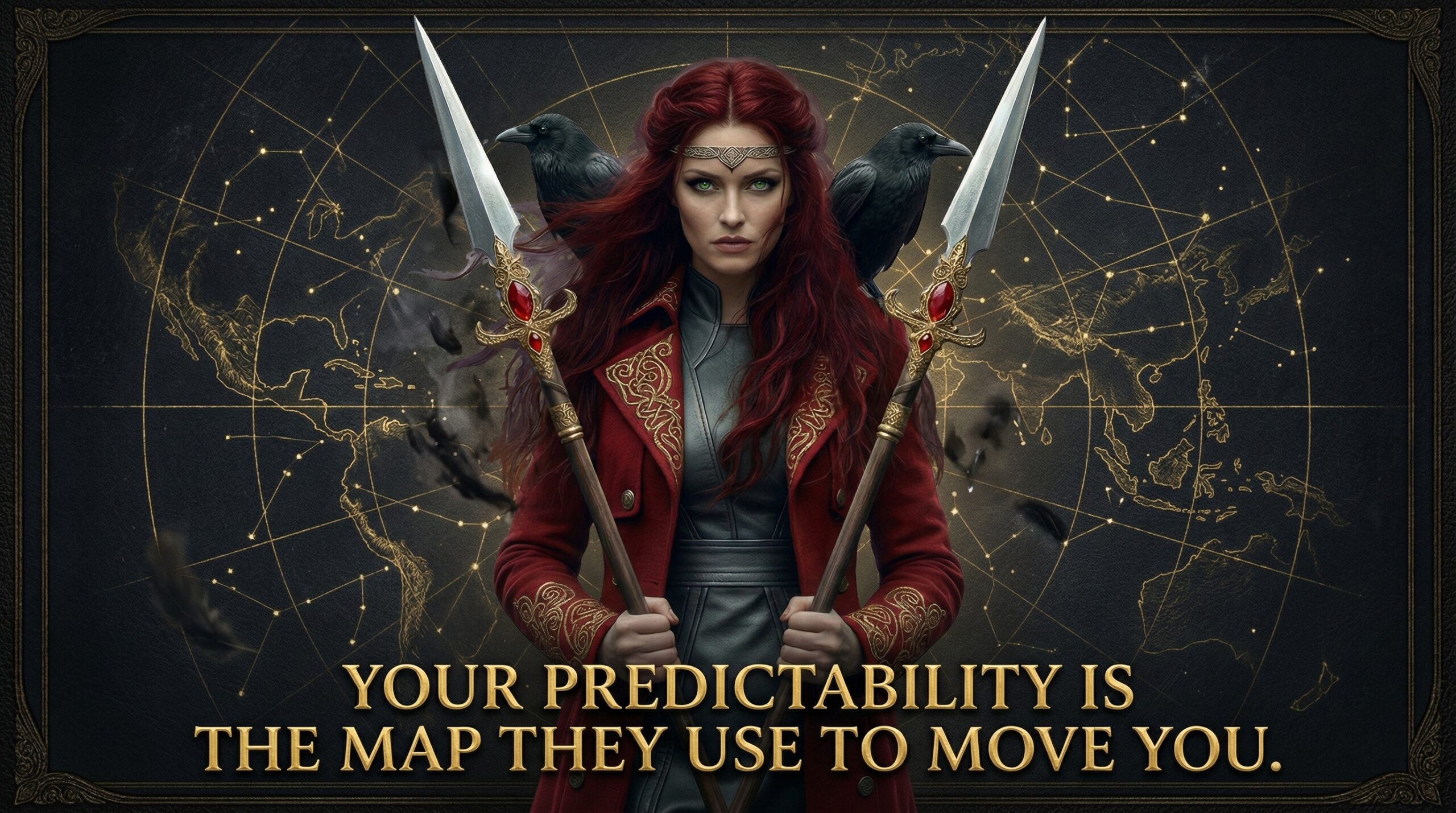 Your predictability is the map they use to move you.